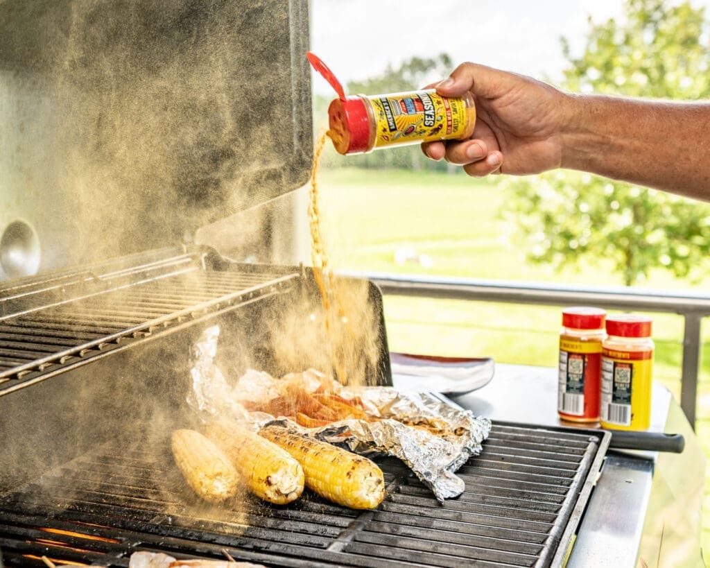 America's Best Seasoning being used on grilled food
